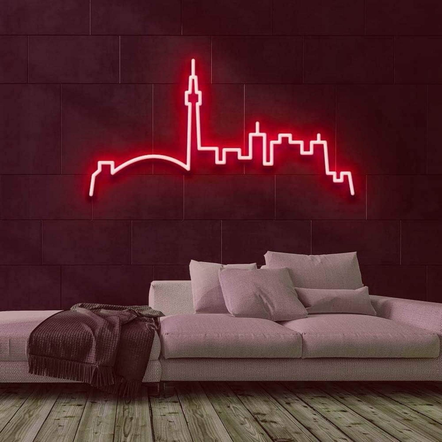 Toronto Skyline Neon Sign For City And Cultural Decor | Shineneon