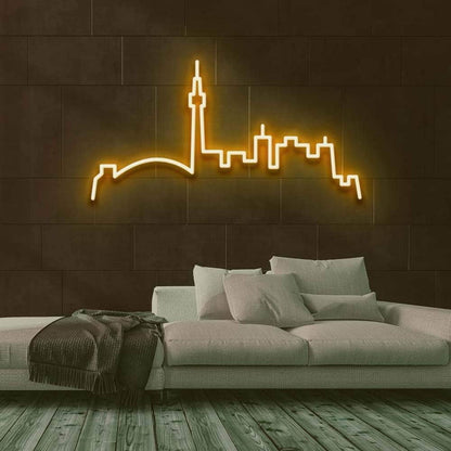 Toronto Skyline Neon Sign For City And Cultural Decor | Shineneon