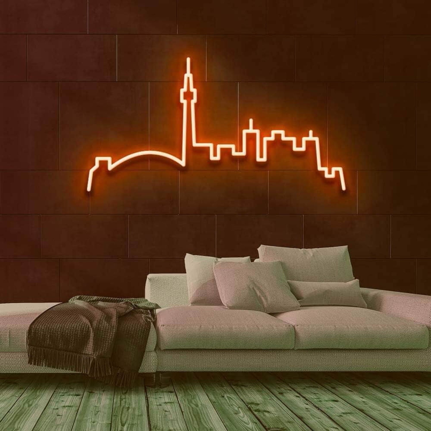 Toronto Skyline Neon Sign For City And Cultural Decor | Shineneon
