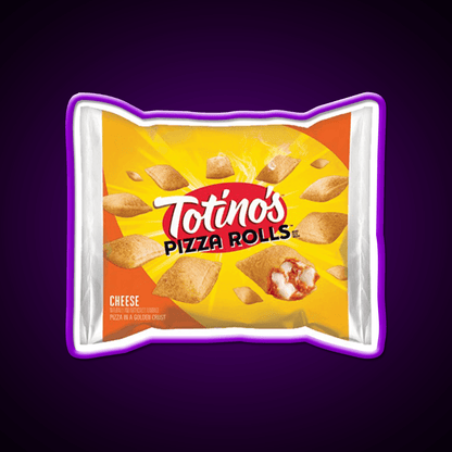 Totinos Pizza Rolls Cheese Snack Food Led Neon Sign Rgb Color - Shineneon