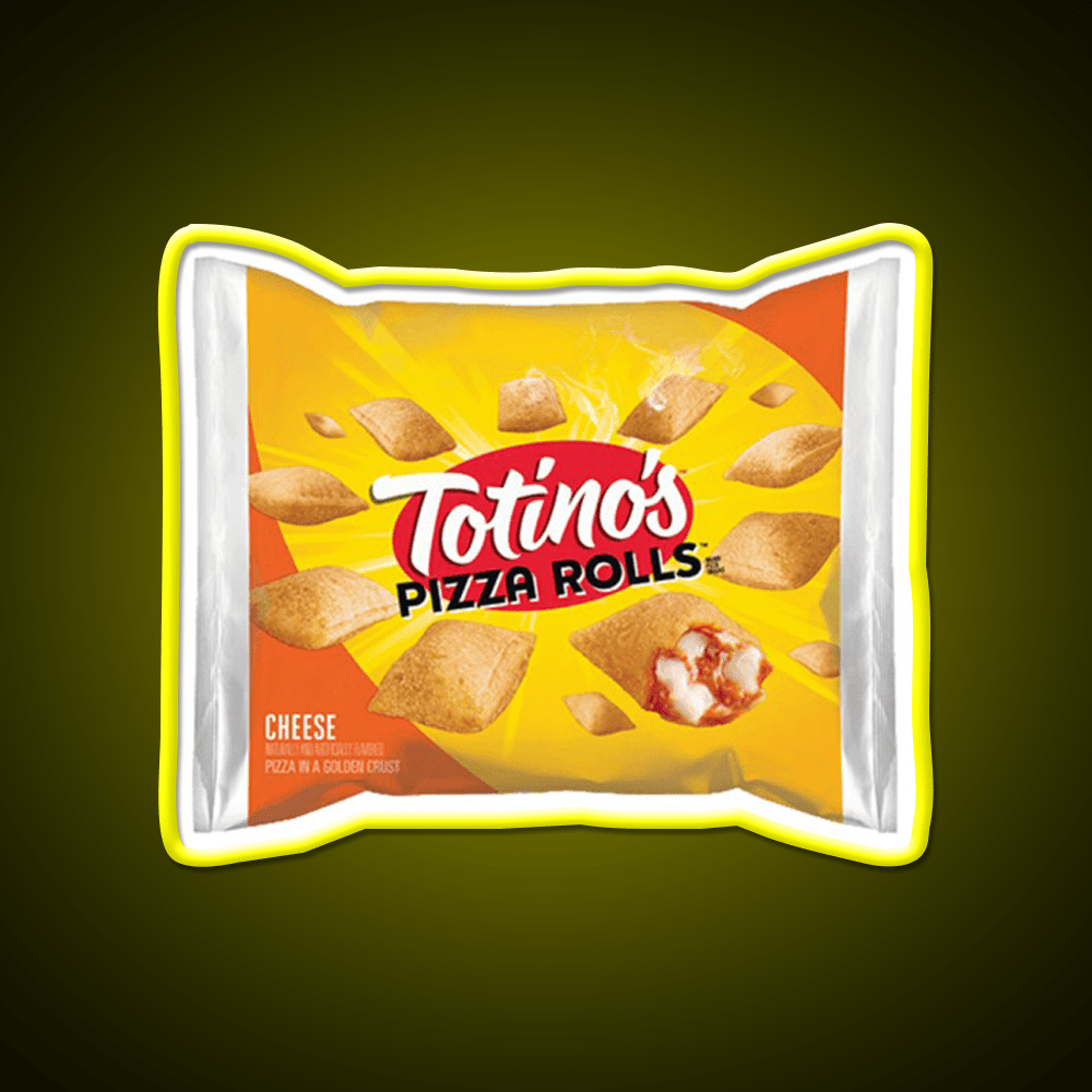 Totinos Pizza Rolls Cheese Snack Food Led Neon Sign Rgb Color - Shineneon