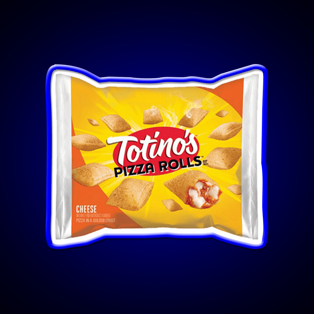 Totinos Pizza Rolls Cheese Snack Food Led Neon Sign Rgb Color - Shineneon