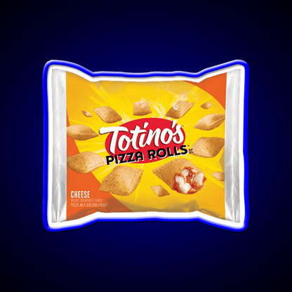 Totinos Pizza Rolls Cheese Snack Food Led Neon Sign Rgb Color - Shineneon