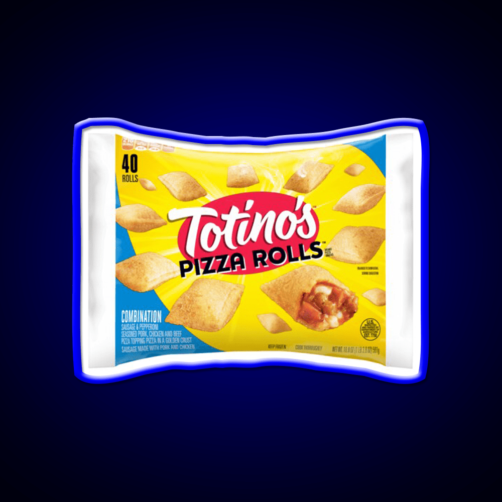 Totinos Pizza Rolls Combination Snack Food Led Neon Sign Rgb Color - Shineneon