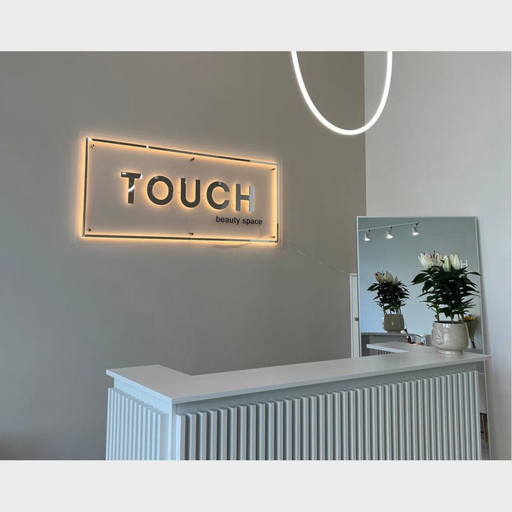 Touch Beauty Space Acrylic Business Logo Sign - Shineneon
