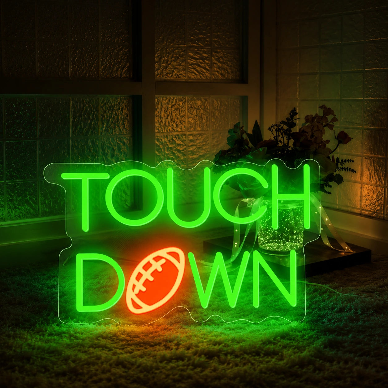Touch Down Football LED Neon Sign high-converting product image