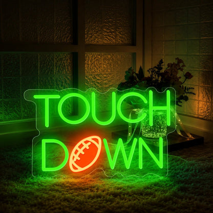 Touch Down Football LED Neon Sign - Shineneon