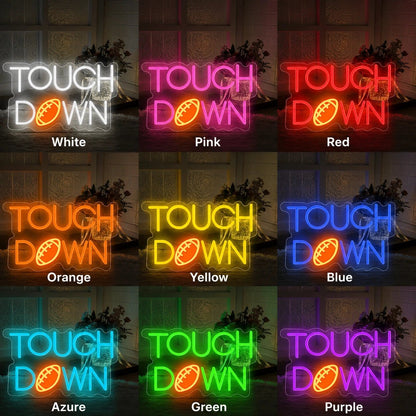 Touch Down Football LED Neon Sign - Shineneon