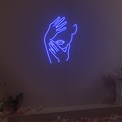 Touch Face Neon Sign Fashion Led Neon Sign For Home Party | Shineneon
