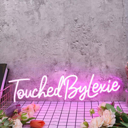 Touched By Lexie Purple Led Neon Sign - Shineneon