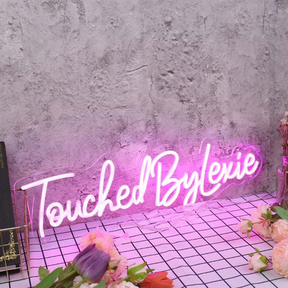Touched By Lexie Purple Led Neon Sign - Shineneon