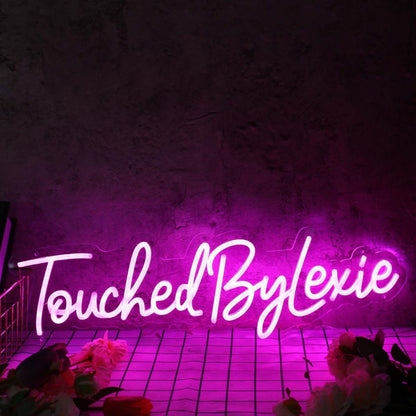 Touched By Lexie Purple Led Neon Sign - Shineneon