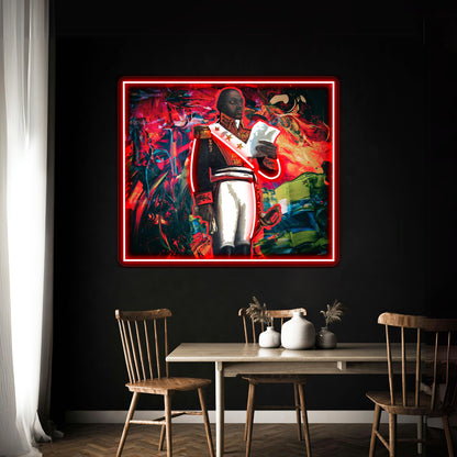 Toussaint Louverture Abstract Wall Artwork Neon Signs