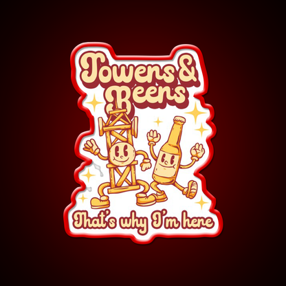 Tower Climber Beers Thats Why Im Here Beer Bar Decor Led Neon Sign Rgb Color - LED neon sign view 10