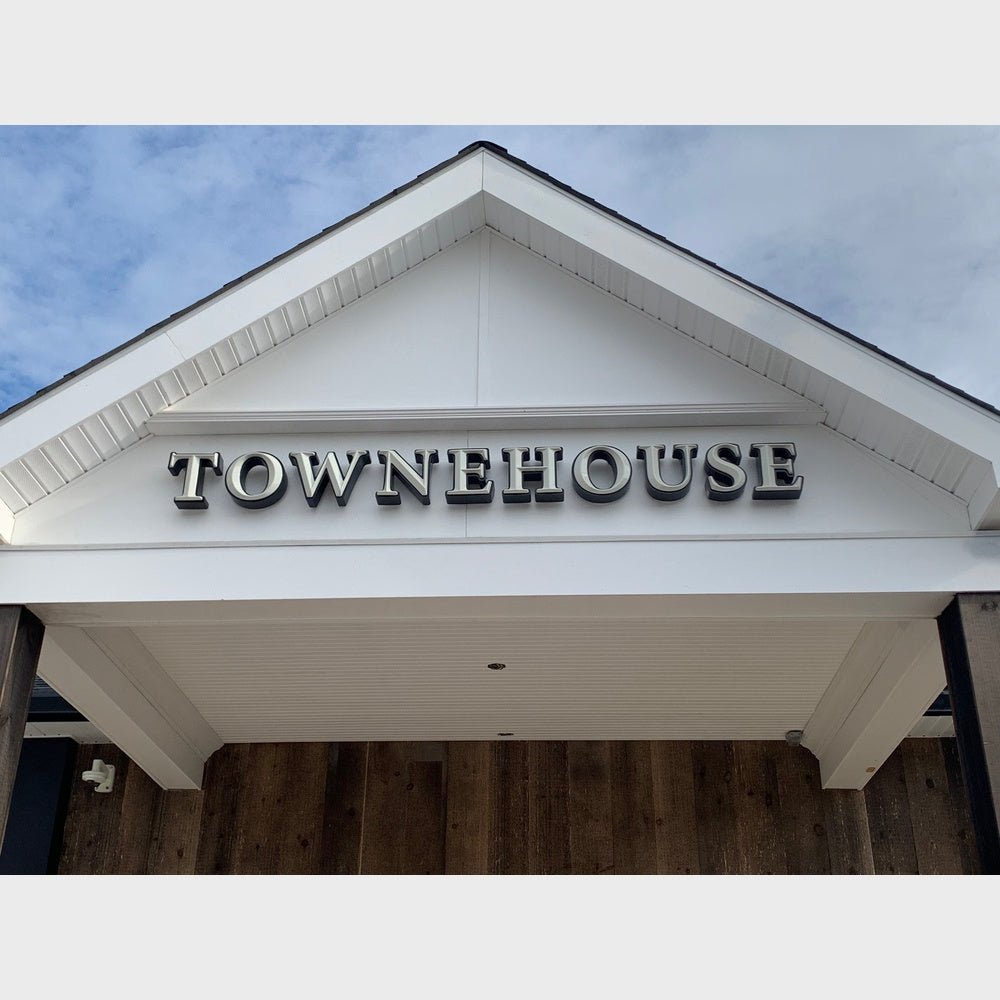 Townehouse 3D Backlit Channel Letters Led Light Sign - Shineneon