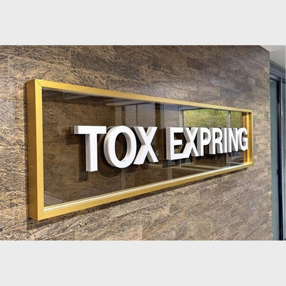 Tox Expring 3D Backlit Channel Letters Led Light Sign - Shineneon