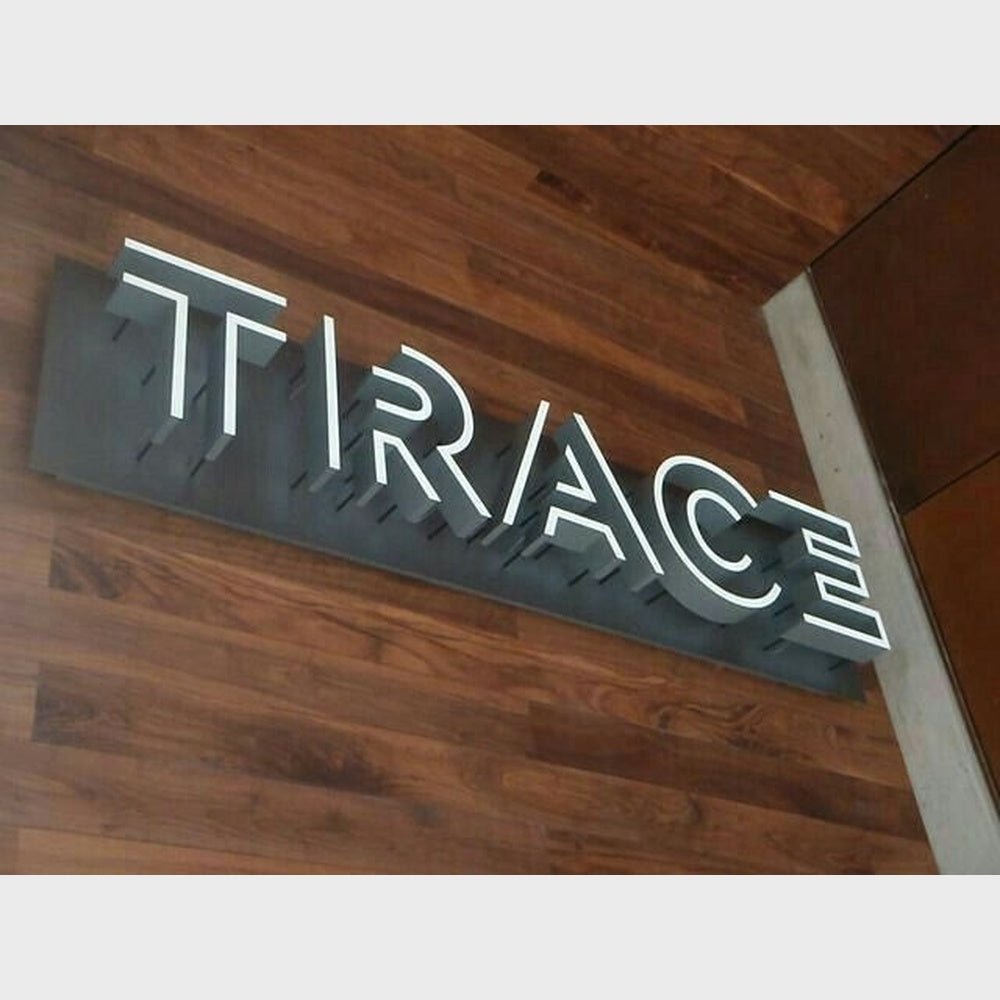 Trace 3D Frontlit Channel Letters Led Light Sign - Shineneon