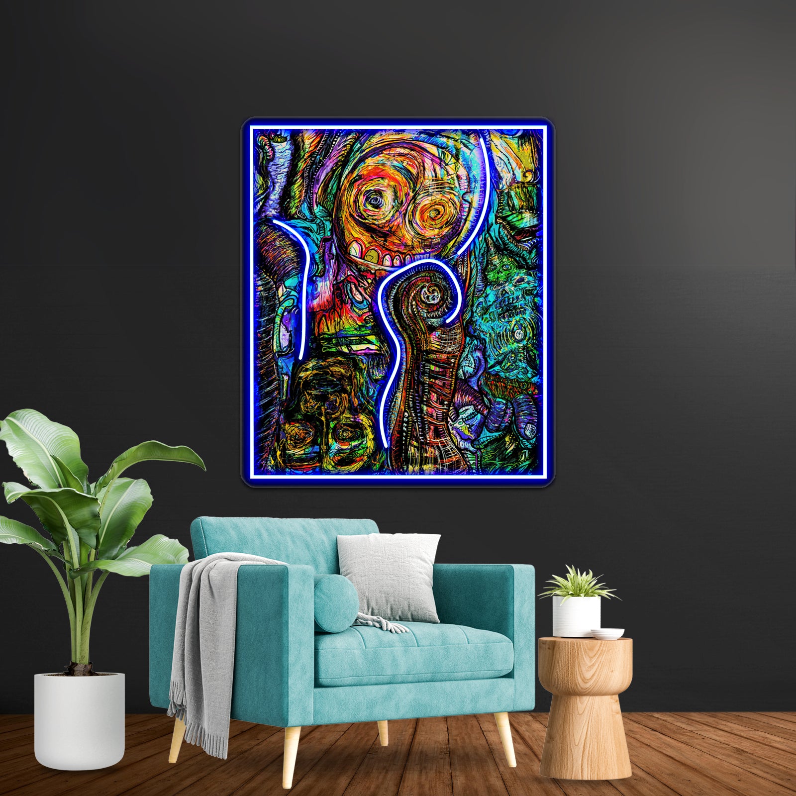 Traces Of Faces Wall Artwork Neon Signs | Shineneon