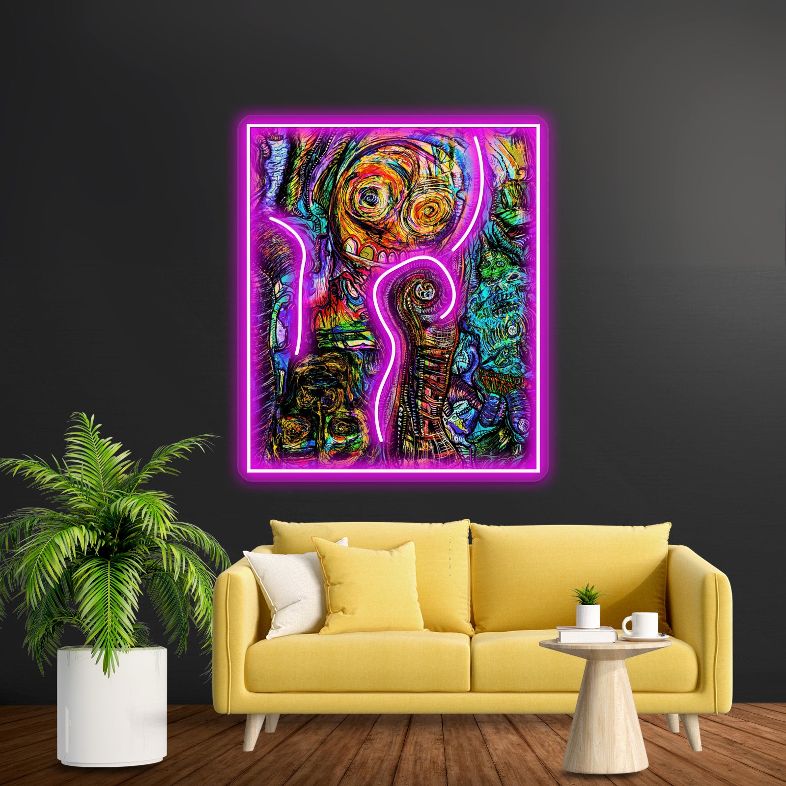 Traces Of Faces Wall Artwork Neon Signs | Shineneon