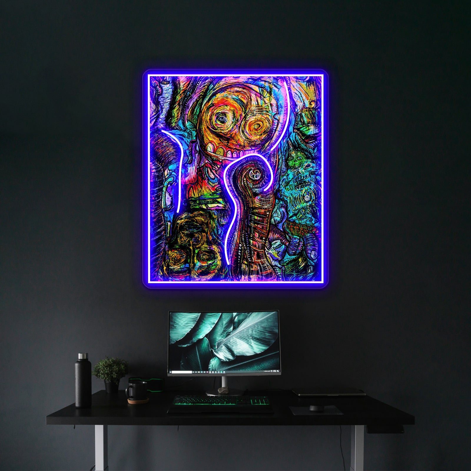 Traces Of Faces Wall Artwork Neon Signs | Shineneon