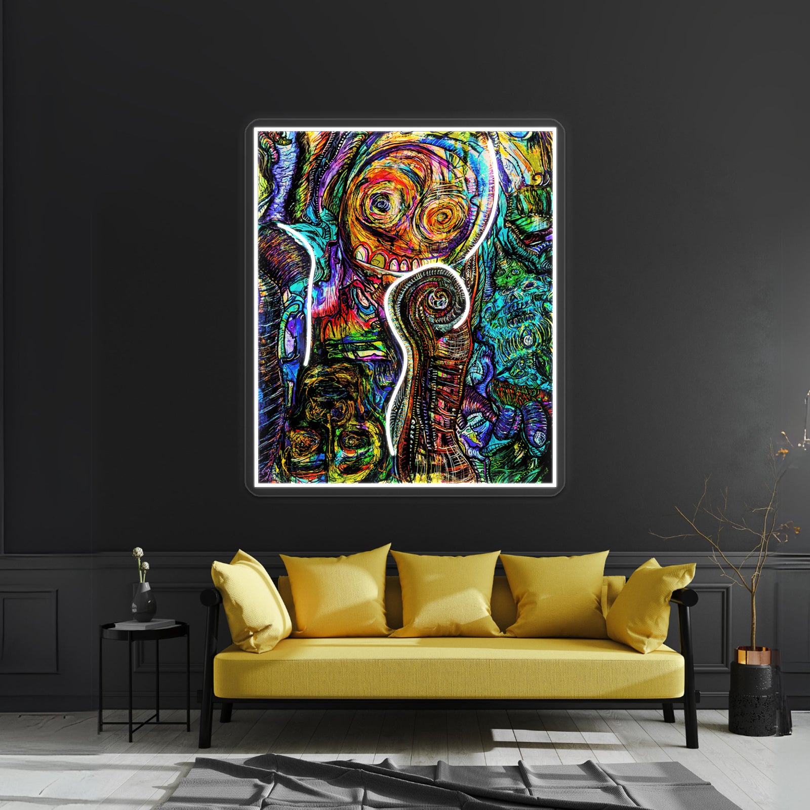 Traces Of Faces Wall Artwork Neon Signs | Shineneon