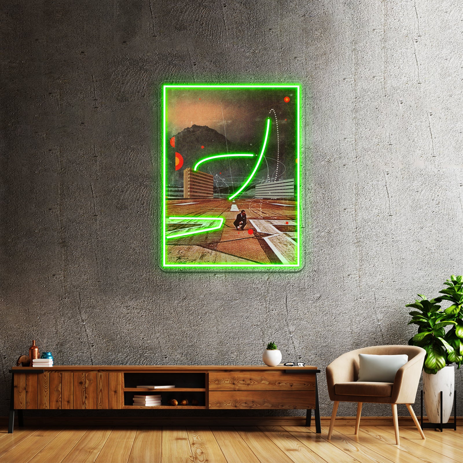 Tracing Your Steps Artwork Personalized Neon Signs | Shineneon