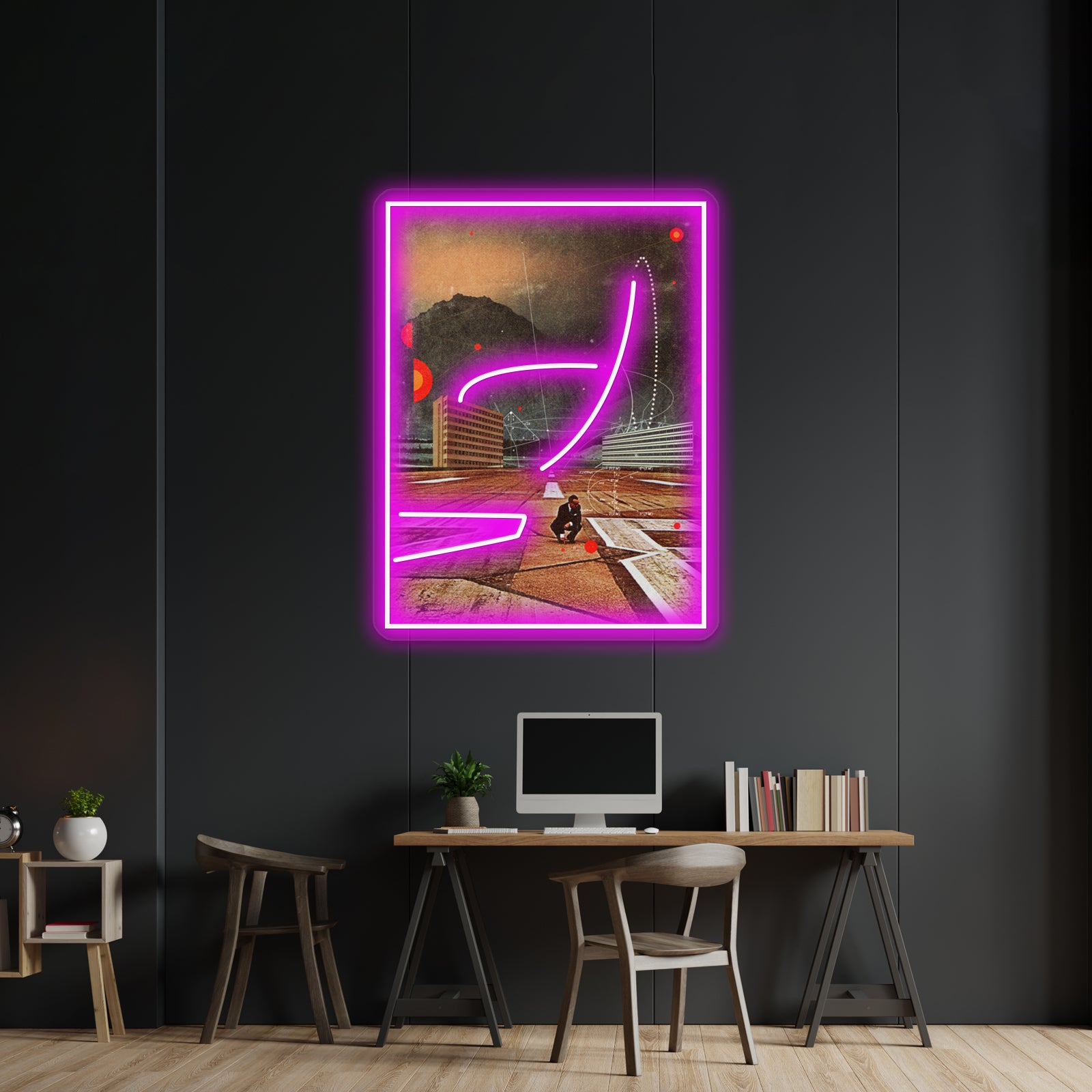 Tracing Your Steps Artwork Personalized Neon Signs | Shineneon