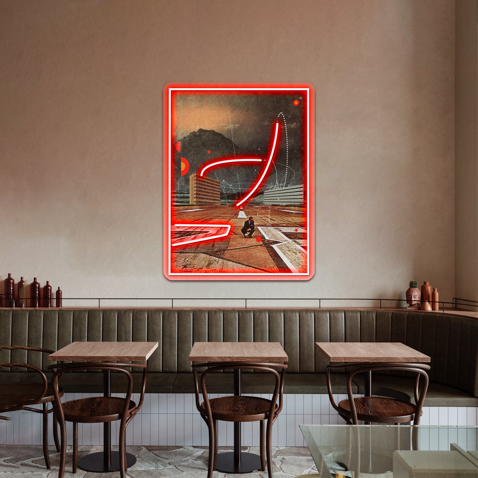 Tracing Your Steps Artwork Personalized Neon Signs | Shineneon