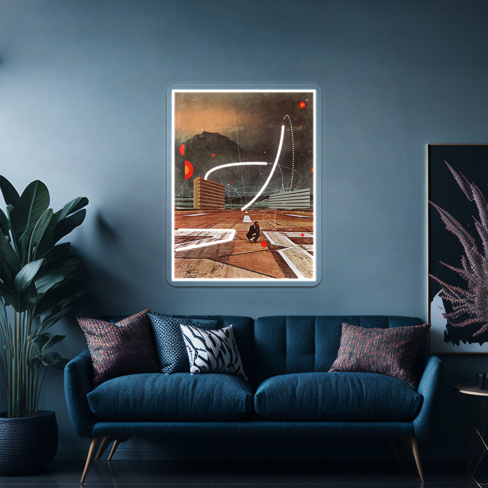 Tracing Your Steps Artwork Personalized Neon Signs | Shineneon