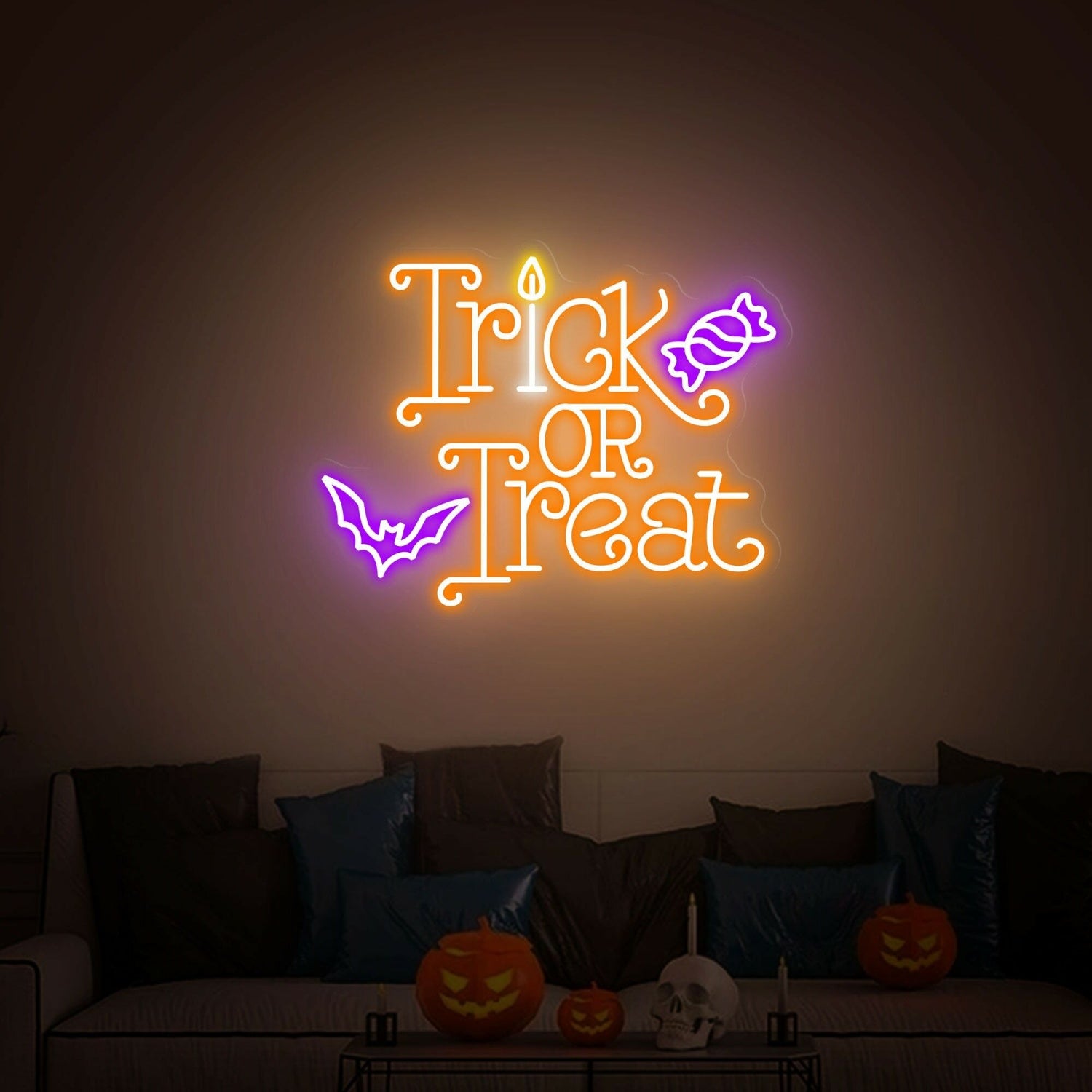 Track Or Treat Led Neon Sign | Shineneon