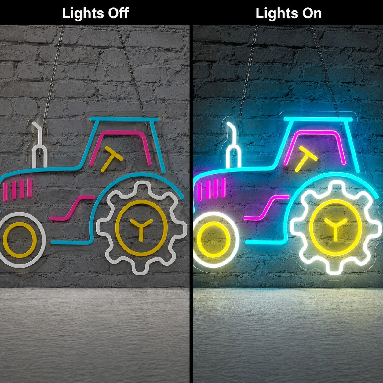 Tractor Gears LED Neon Sign main product image