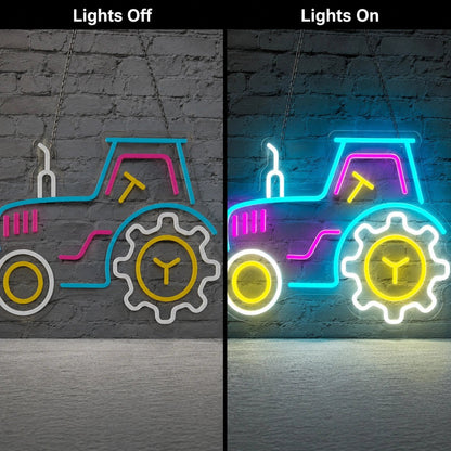 Tractor Gears LED Neon Sign - Shineneon