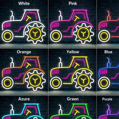 Tractor Gears LED Neon Sign - Shineneon