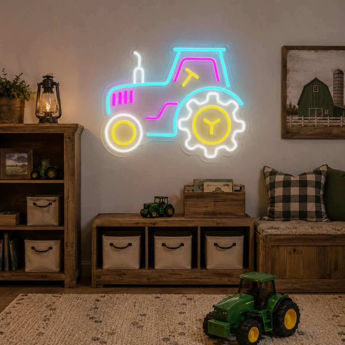 Tractor Gears LED Neon Sign - Shineneon