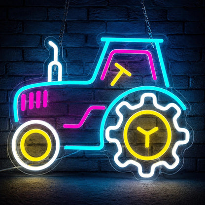Tractor Gears LED Neon Sign - Shineneon