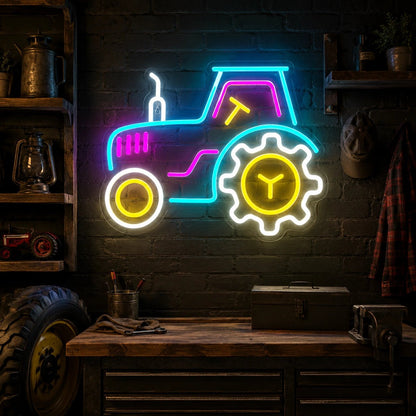 Tractor Gears LED Neon Sign - Shineneon