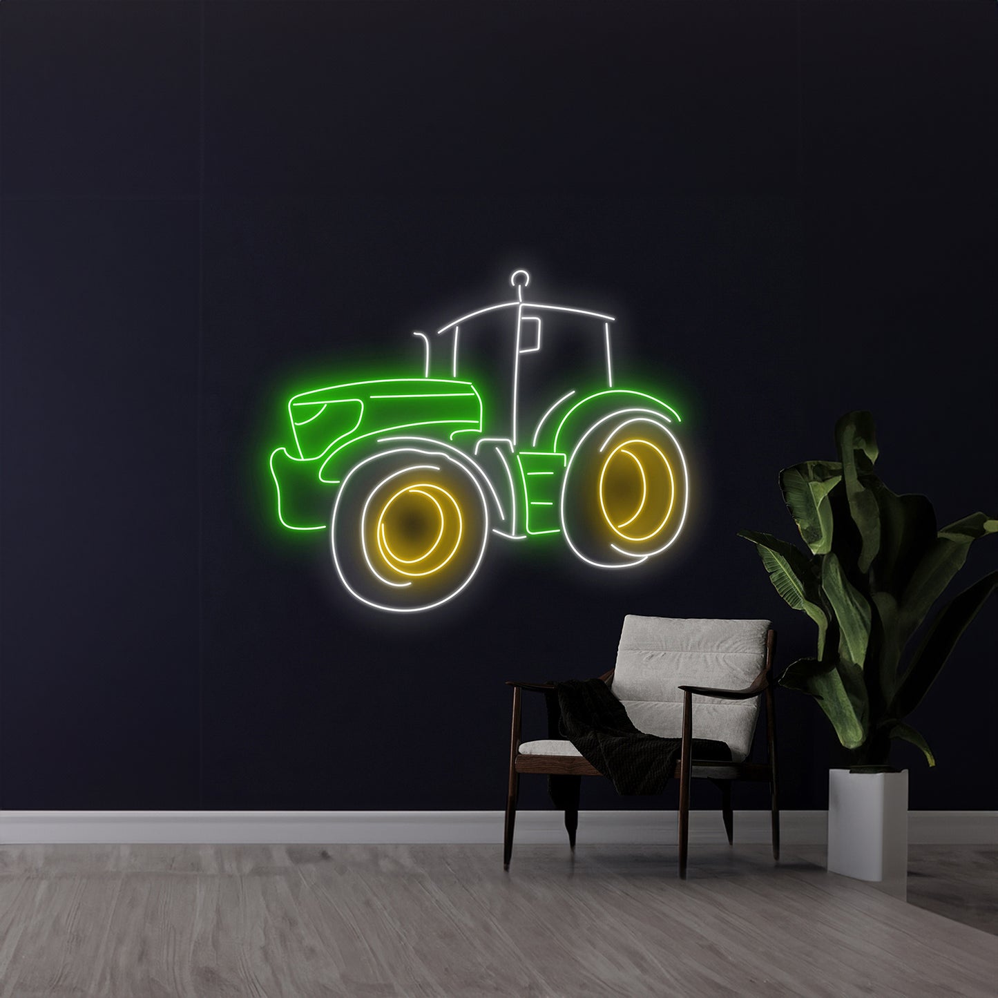 Tractor Neon Sign Farming Led Sign