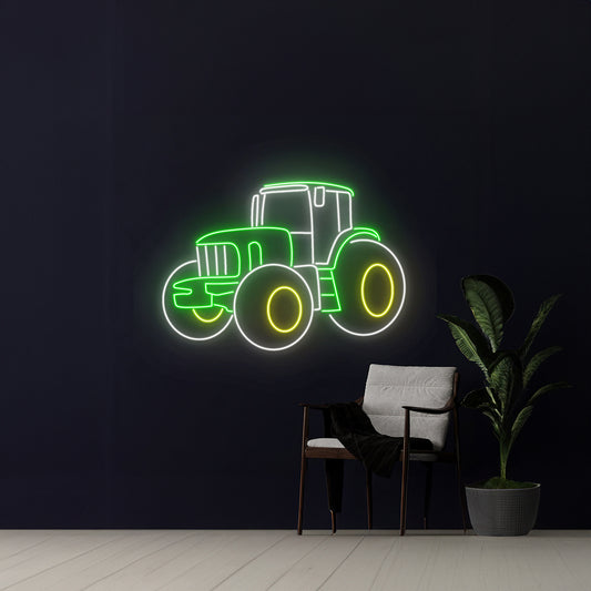 Tractor Neon Sign Tractor Truck Led Sign