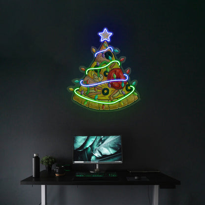 Traditional Christmas Tree Led Neon Acrylic Artwork For Sale - Shineneon