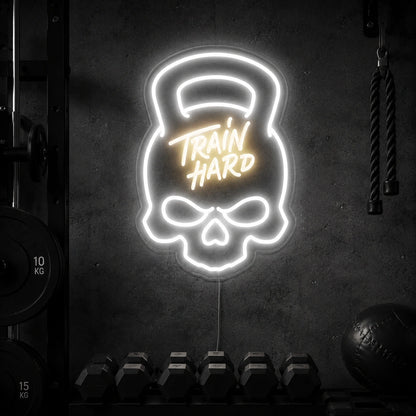 Train Hard Gym Neon Sign LED Neon Sign high-converting product image