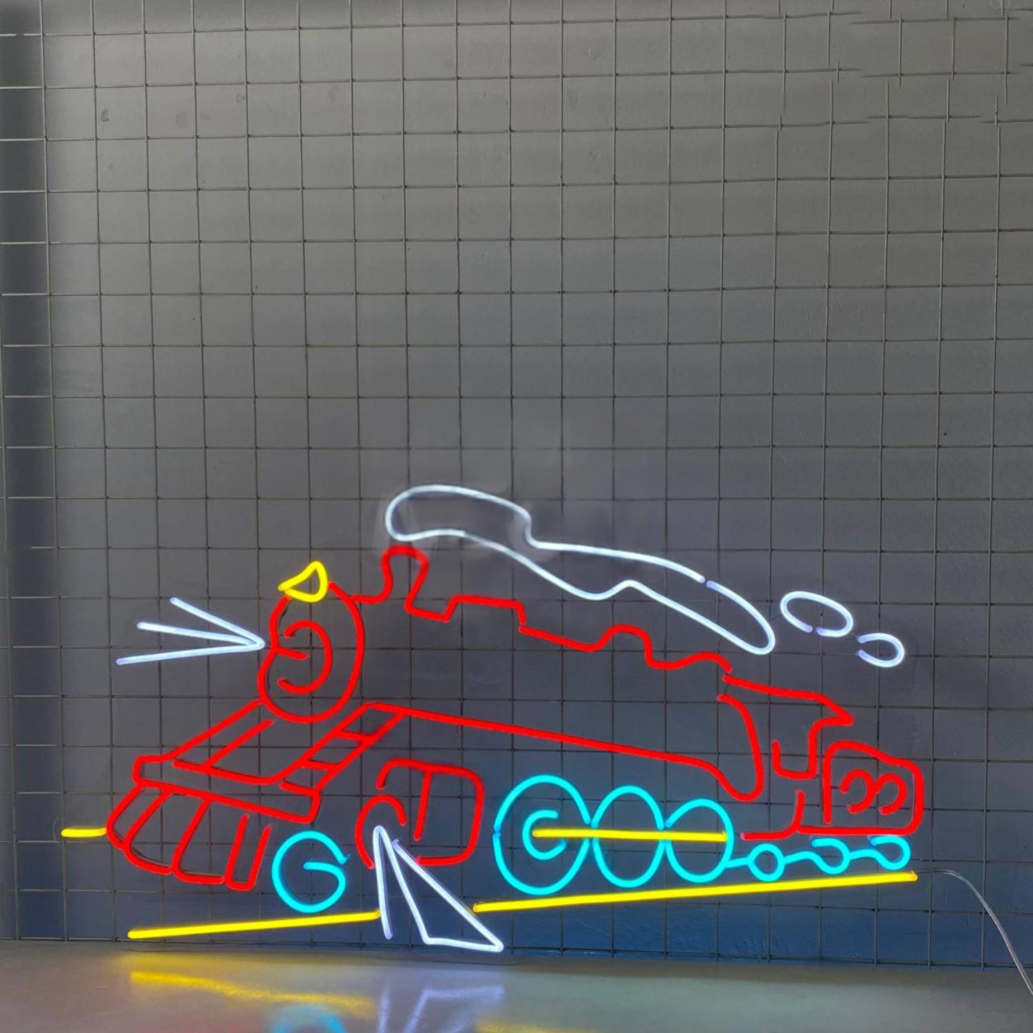 Train Led Neon Sign For Train Station Decor | Shineneon
