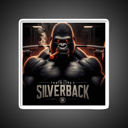 Train Like A Silverback Gym Fitness Led Neon Sign Rgb Color