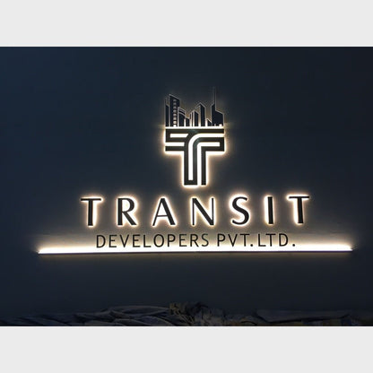 Tranisit Developers Pvt 3D Backlit Channel Letters Led Light Sign - Shineneon