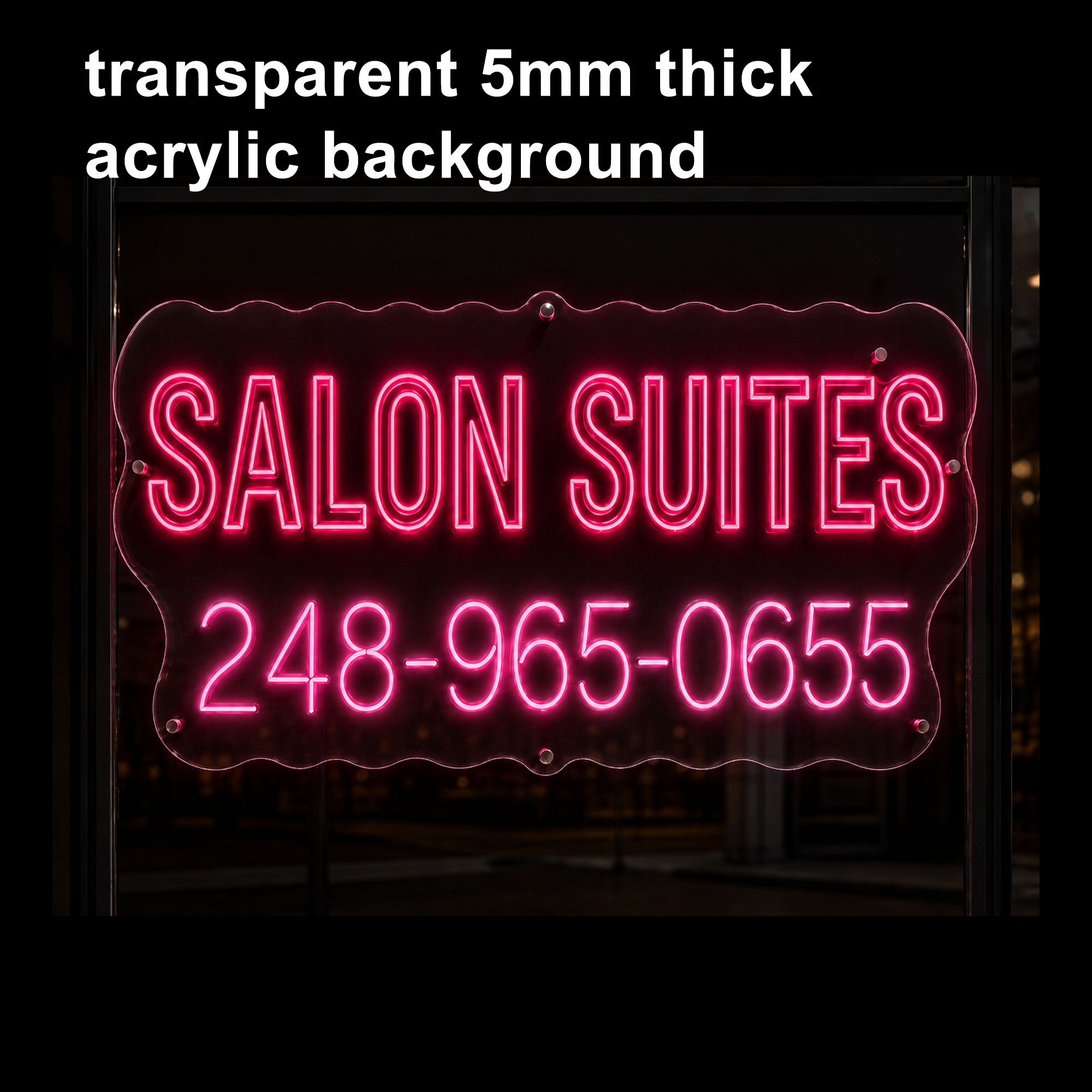 The Beauty Studios's custom neon sign 60inch
