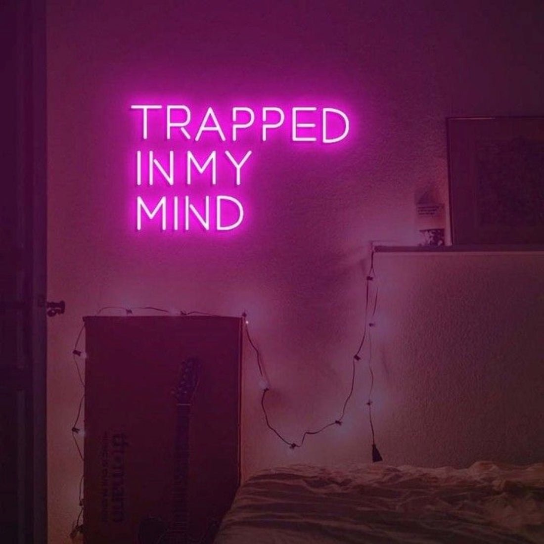 Trapped In My Mind Kid Cudi Led Sign Business Neon Sign - Shineneon