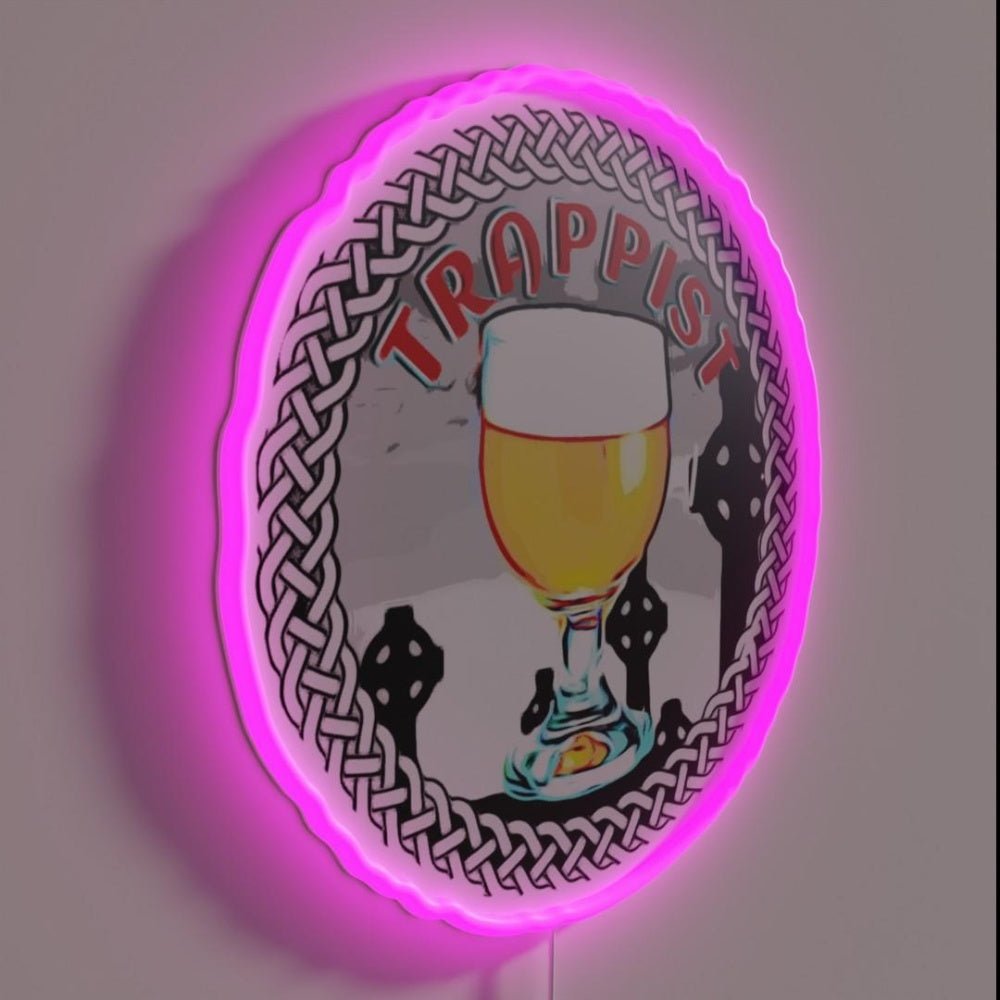 Trappist Beer Knotwork Rgb Led Neon Sign - Shineneon