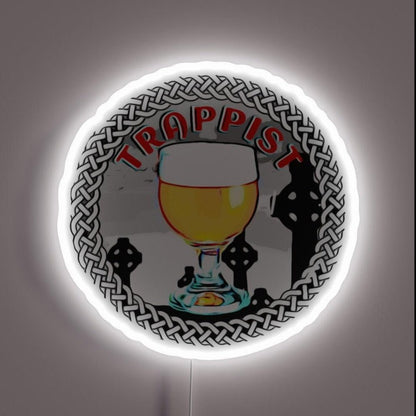 Trappist Beer Knotwork Rgb Led Neon Sign - Shineneon