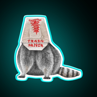 Trash Panda Led Neon Sign Chinese Food Rgb Color