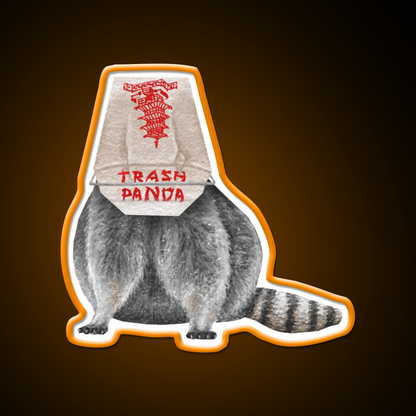 Trash Panda Led Neon Sign Chinese Food Rgb Color