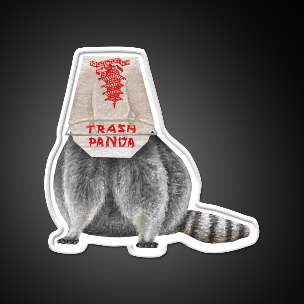 Trash Panda Led Neon Sign Chinese Food Rgb Color